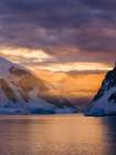 Landscape of the Arctowski Peninsula during sunset. West Antarctica, Antarctic Peninsula. Art Print